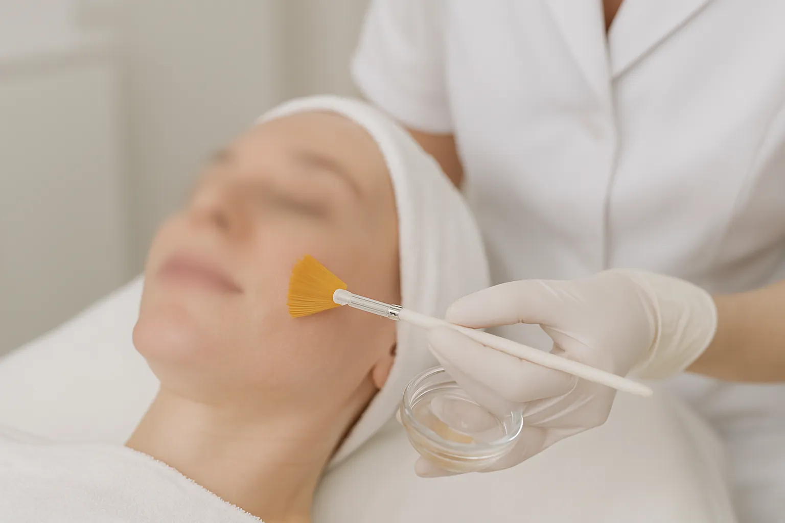 ピーリング施術